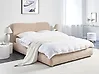 Ottoman Bed BLAGNAC Boucle Beige 160 x 200 cm (EU King Size)
