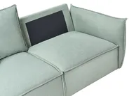 Set da salotto 5 posti KUNES Tessuto Verde chiaro_1013479