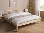 Bed Pine Wood VANNES 180 x 200 cm (EU Super King) Light Brown_918208