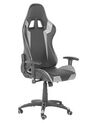 Kancelářská židle černá/stříbrná KNIGHT_752212