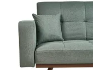 Sofa Bed 3 Seater HJULBY Green_1030162