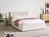 Ottoman Bed DREUX Velvet Light Beige 140 x 200 cm (EU Double)