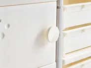 Toy Storage Organiser WHALAN Whale 83 cm Beige_1120839