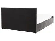 Ottoman Bed AMIENS Velvet Grey 160 x 200 cm (EU King Size)_791257