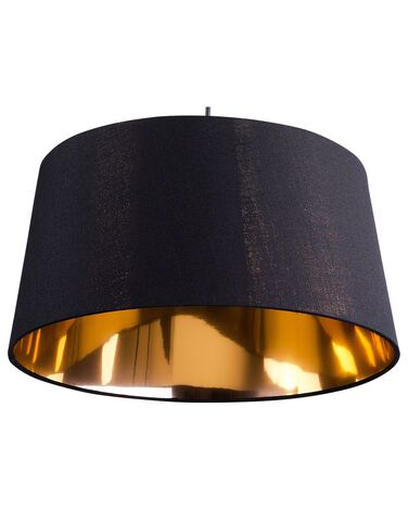 Pendant Lamp Black with Gold KALLAR