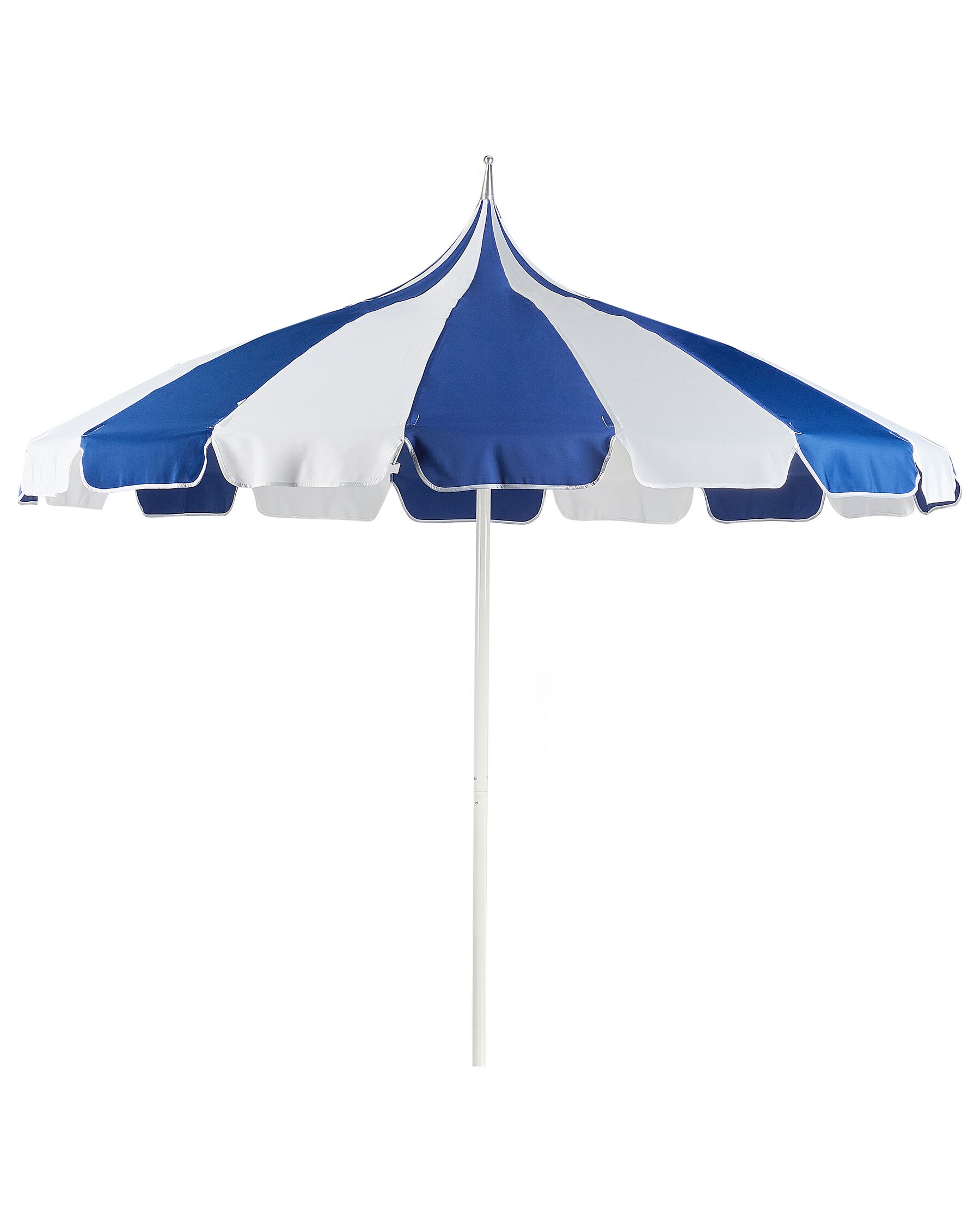 Parasol blauw/wit ⌀ 245 cm MINOA_932185