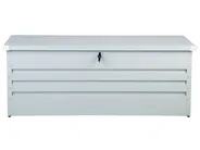 Skrzynia ogrodowa CEBROSA 165 cm 70 cm Metal Jasnoszary_768868