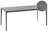 Mesa de jardín SOVARETO 180 cm 90 cm Efecto piedra Gris oscuro