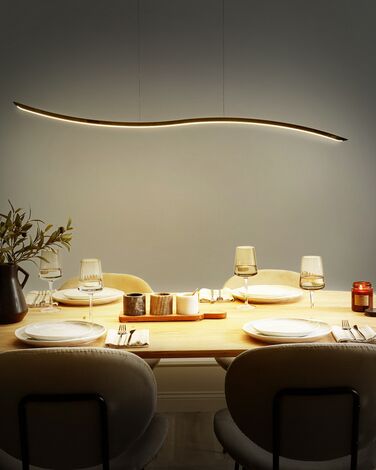 Metal LED Pendant Lamp Gold CALAO