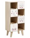 Libreria a 4 piani legno chiaro RUPERT_935001