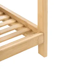 Meuble haut PUILAR 68 cm avec panier à linge Bambou Marron clair_1144373