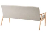 Sofa 3 Seater ESRUM Fabric Light Brown/ Grey_1015820
