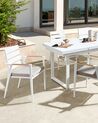 Set of 4 Garden Chairs Grey TAVIANO_931154