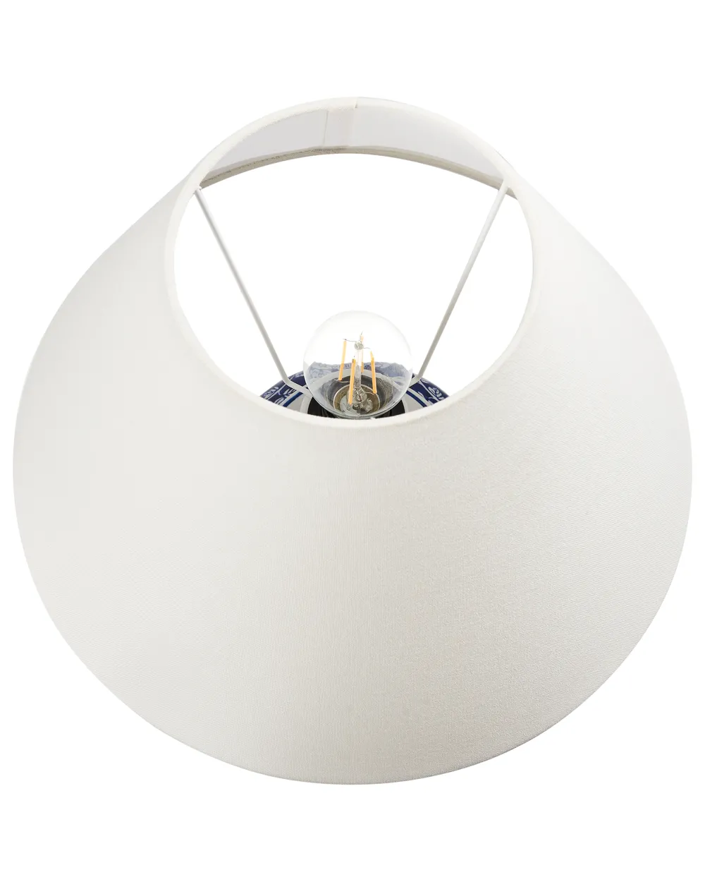 Lampada da tavolo ANGELES Porcellana Blu_961393