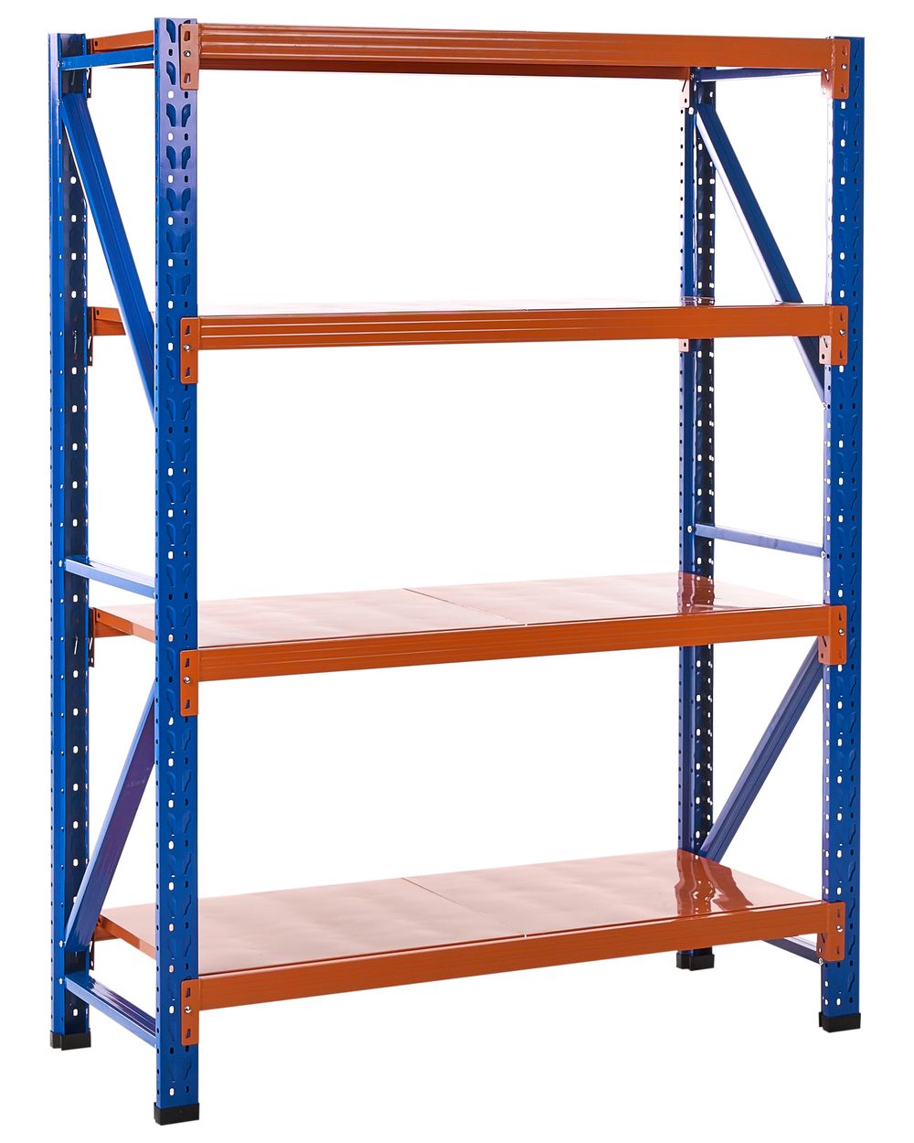 Regał magazynowy FIUGGI 150 cm 200 cm Metal Pomarańczowy