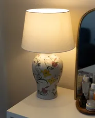 Lampa stołowa FEBROS Porcelana Biały_1159095