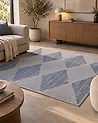 Rug DATCA Blue 200 x 200 cm Wool