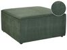 Jumbo Cord Ottoman Dark Green LEMVIG_869454