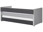 Trundle Bed Velvet TROYES 90 x 200 cm (EU Single) Light Grey_794928