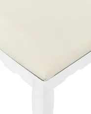 Dressing Table with Mirror and Stool DIVA White_823915