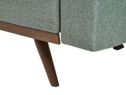 Sofa Bed 3 Seater HJULBY Green_1030168