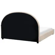 Bed Boucle VAUCLUSE 140 x 200 cm (EU Double) Beige_975996
