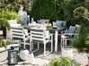 Trädgårdsmöbelset av bord och 6 stolar grå PANCOLE_739118