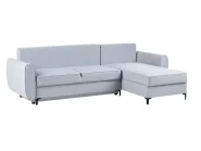 Corner Sofa Bed 3 Seater SIMRIS with Storage Fabric Light Blue Left Hand_950959