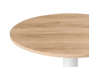 Bar Table MORELLA Light Brown/ White 60 cm 60 cm_998609