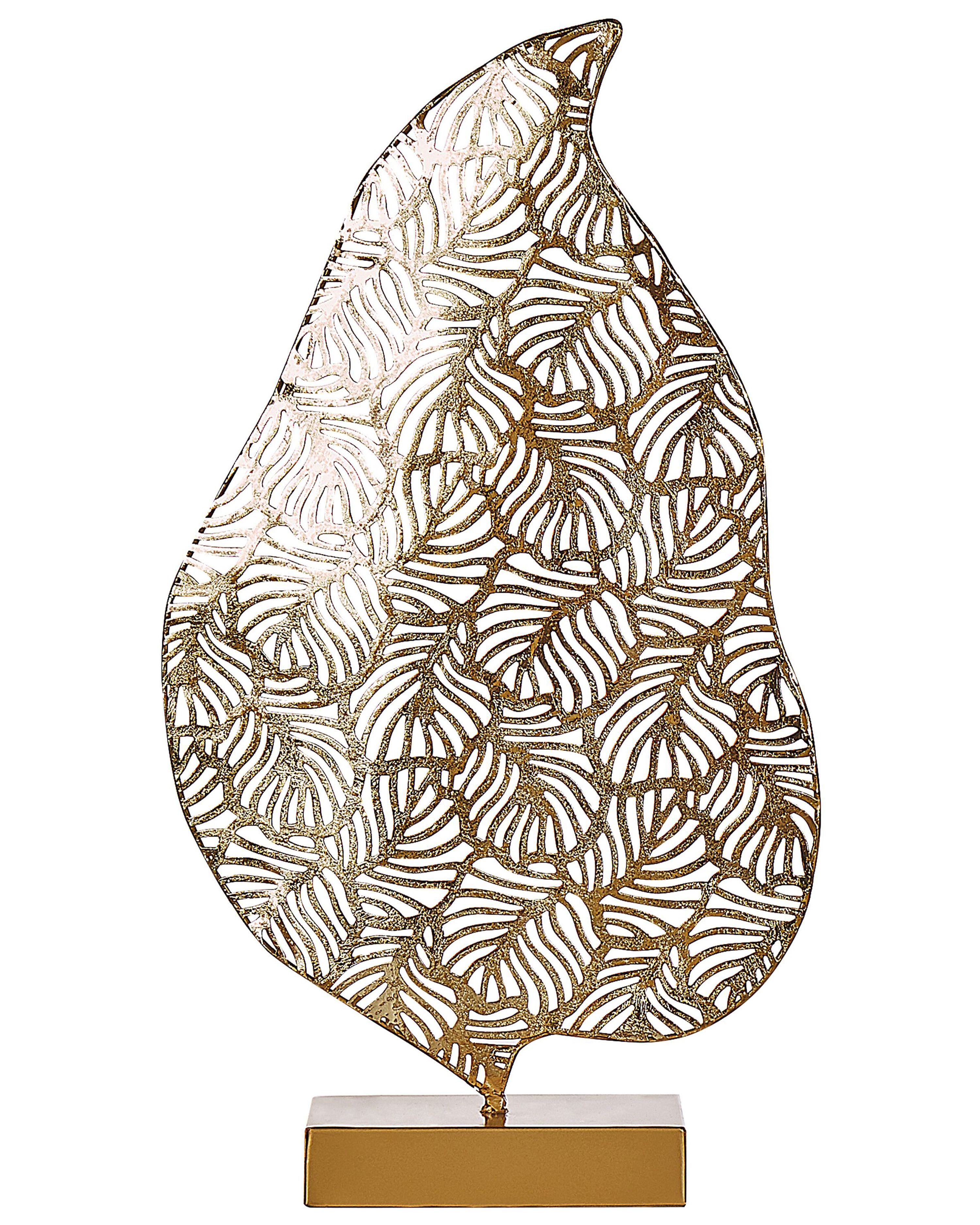 Beliani Figura Decorativa Renna In Ecopelle E Finta Pelliccia, Marrone/bianco/argento/verde, Altezza 38 Cm, Per Interni, Stile Classico Natalizio - 2