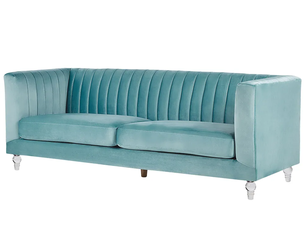 Menzzo Vidal - Mobile TV O Complemento In Velluto Blu - Design Contemporaneo - 77 Cm - 3