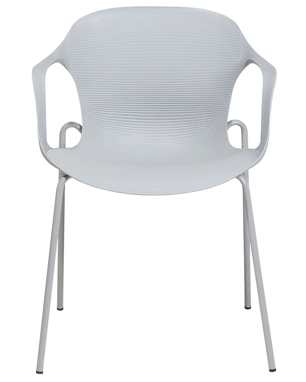 Set di 2 sedie da pranzo ELBERT Grigio chiaro_684995