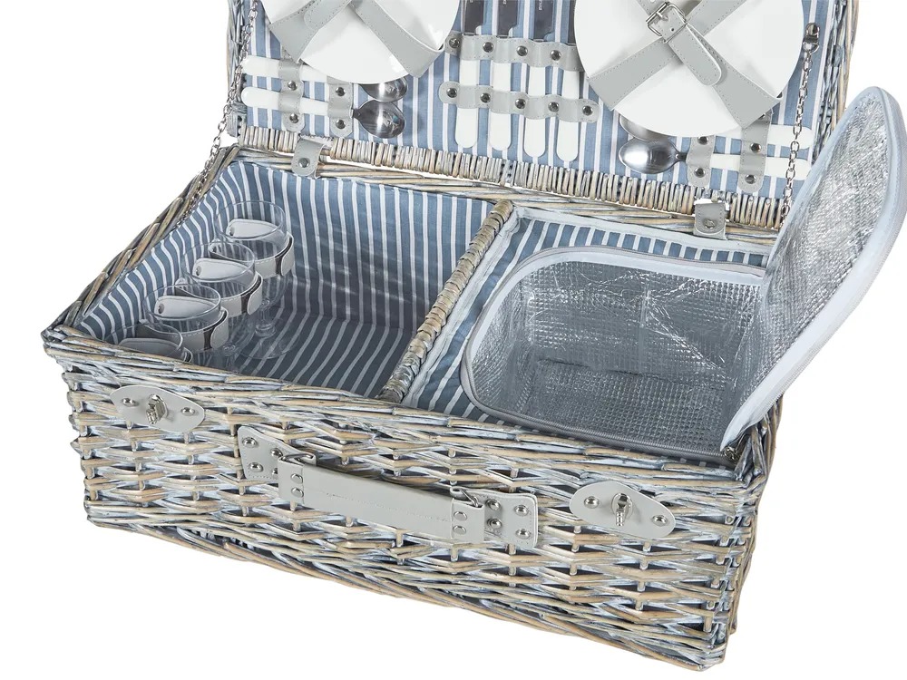 Picnic Basket FIGUE Wicker Grey_964295