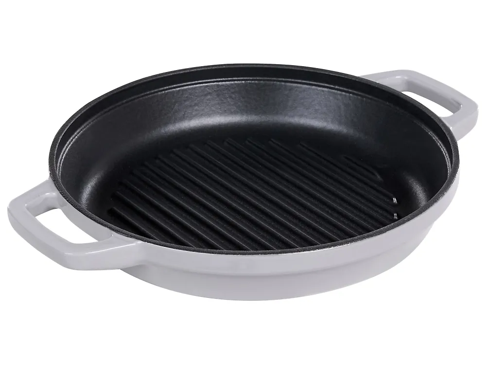 4 Piece Cast Iron Set CASTLINA Light Grey_1169287