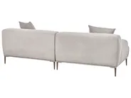 Sofa 3 Seater MATILA Fabric Light Grey_951834
