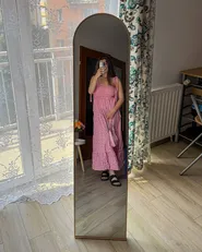 Állótükör BAGNOLET 150 cm Fém Arany_1154667