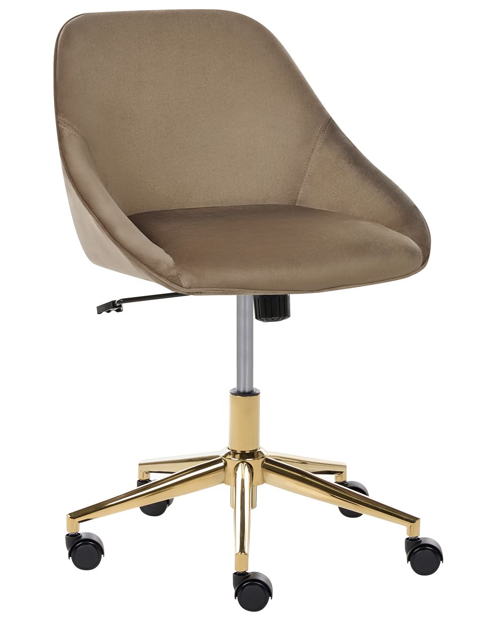 Sedia da scrivania BARDSDALE Velluto Marrone