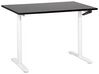 Bureau handmatig verstelbaar zwart/wit 120 x 72 cm DESTINAS_899072