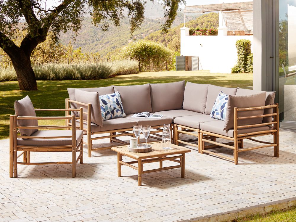 6 seater corner garden sofa clearance