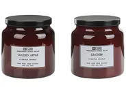 Set of 2 Scented Candles ABSOLUTE ALCHEMY Soy Wax Fruity Notes Fresh Notes_874728