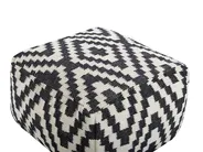 Pouffe KNIDOS Wool Black/ White_826646