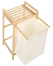 Cesto per la biancheria TOROTAL Bambù Marrone chiaro/Beige 40 L_1136700