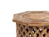 Mango Wood Side Table Dark KHANPUR_852167