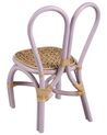 Rattan Kids Chair Violet DESIMI_931923