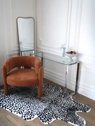 Wall Mirror BRIEUC 50 cm x 160 cm Gold_1192730