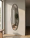 Wall Mirror SALINS 47 cm 160 cm Metal Black
