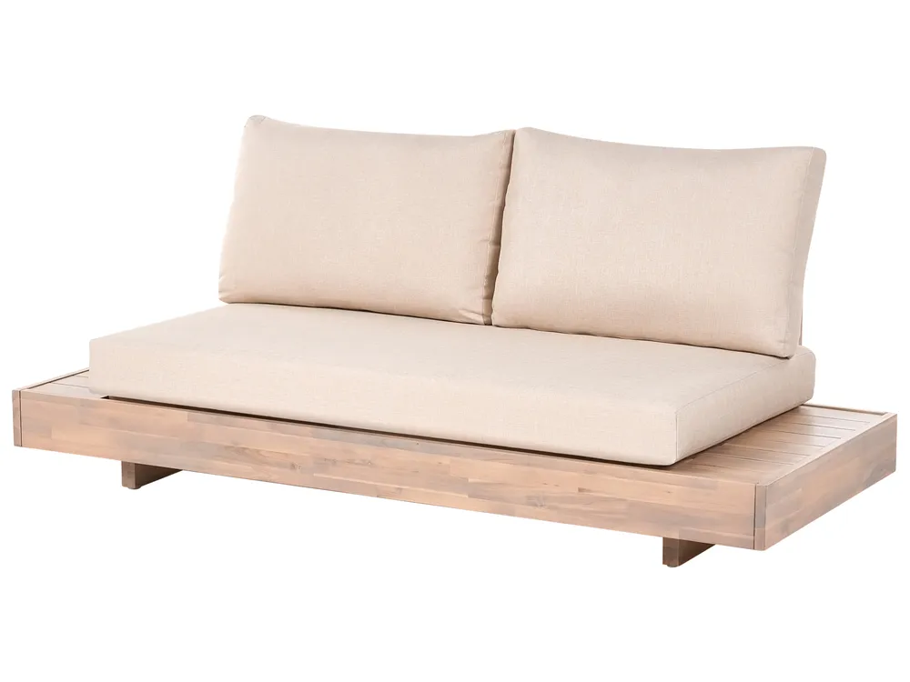 Set da giardino con tavolo 5 posti MARETTIMO Legno di acacia certificato Beige_1154148