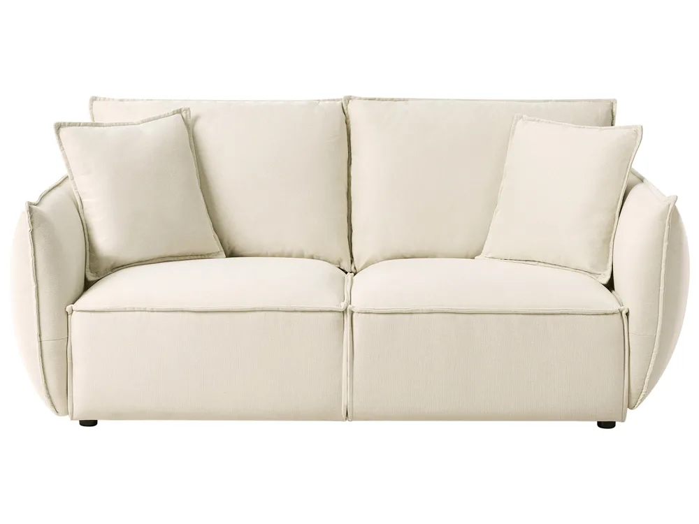 Sofa dla 3 osób KUNES Jasnobeżowy