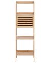 Bamboo Bathroom Shelving Unit Light Wood LAFAYETTE_927598