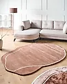 Rug DERA Brown 160 x 230 cm Viscose